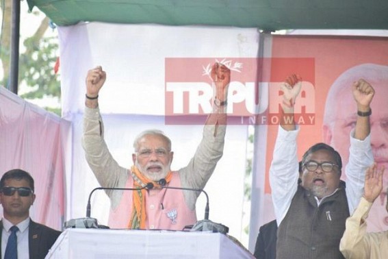 Modi announces 100% Central Funding for Northeast infrastructure in the tune of Rs. 5300 crores Modi announces 100% Central Funding for Northeast infrastructure in the tune of Rs. 5300 crores